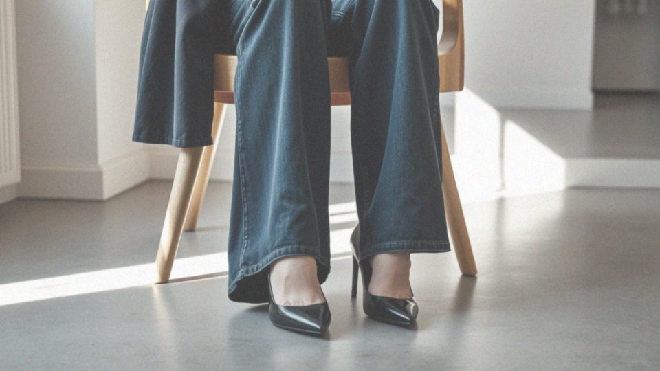 Dlaczego buty na obcasie są najlepszym wyborem do szerokich spodni?
