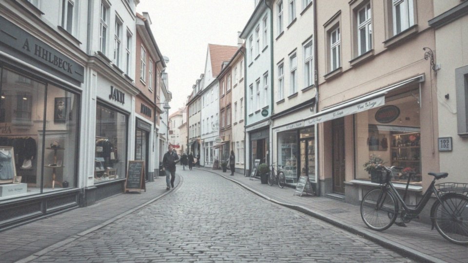 Jakie sklepy znajdują się w centrum Ahlbeck?