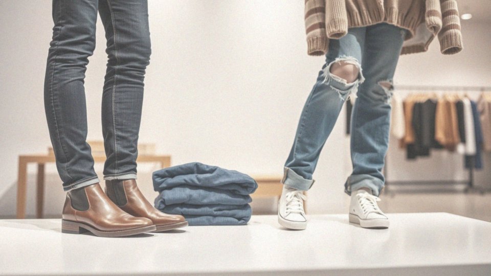 Jakie fasony spodni najlepiej komponują się z butami za kostkę?