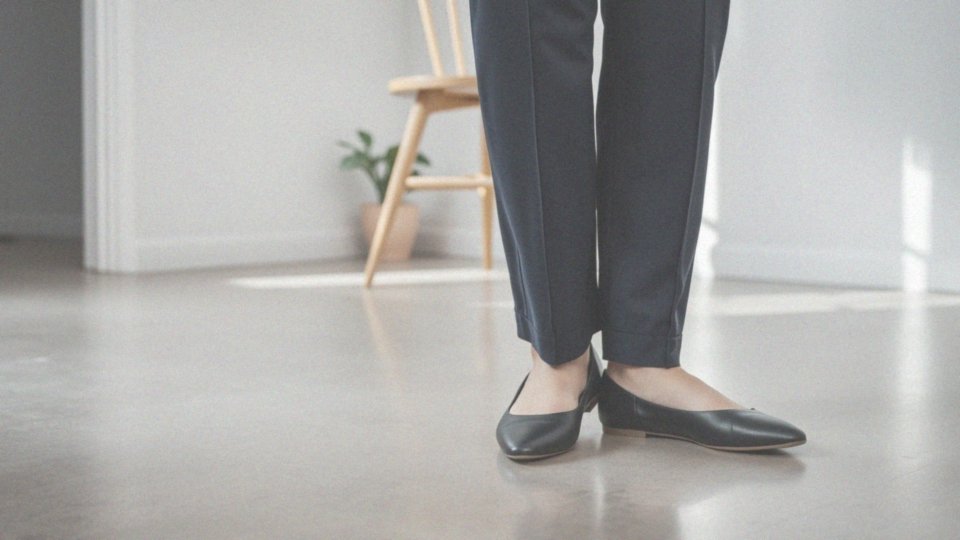 Jakie stylizacje można stworzyć z balerinami i eleganckimi spodniami?