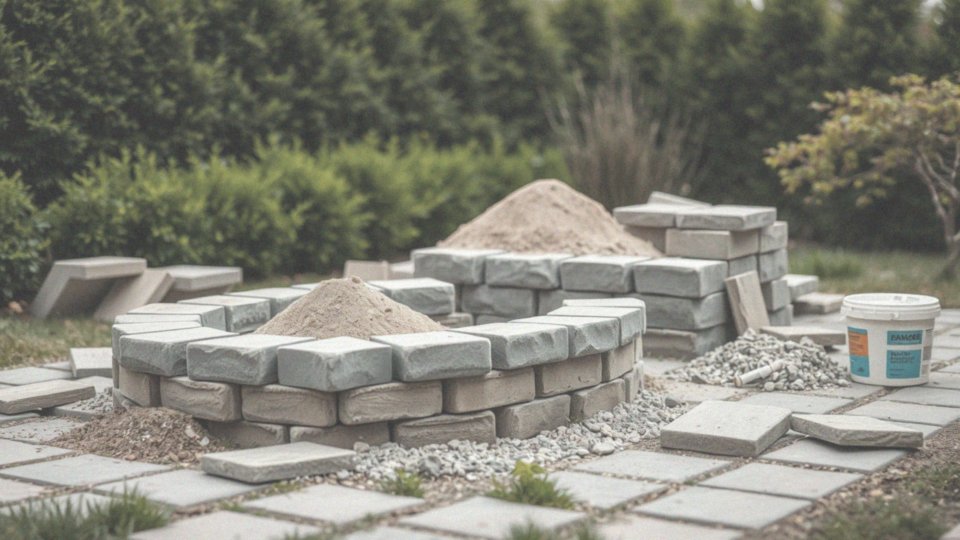 Jakie materiały można wykorzystać do budowy paleniska z kostki brukowej?